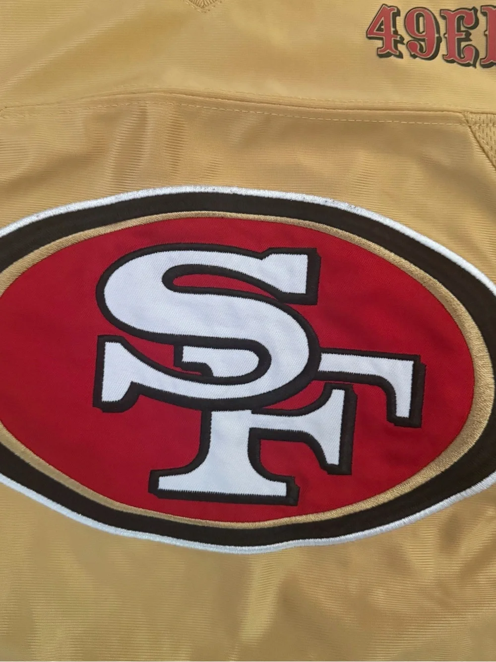 San Francisco 49ers Juniors Crop Jersey